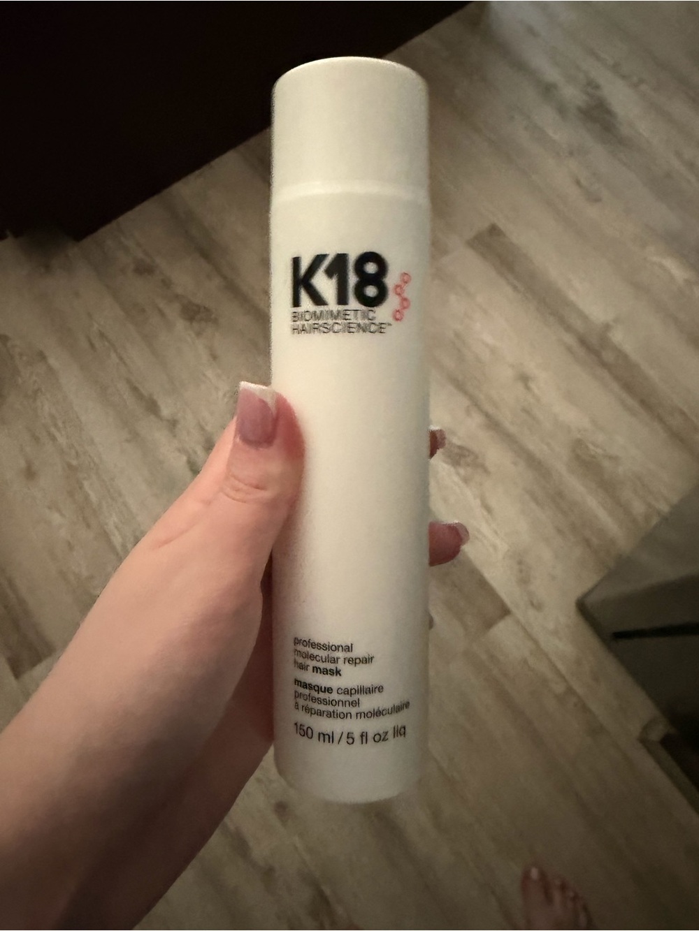 K18 Biomimetic Hairscience Repair Mask - White
